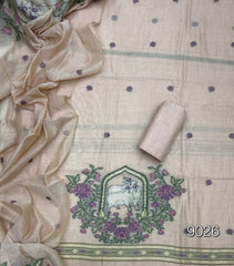 Classy Weaves Muga Cotton Silk Suit Set - Yanchi