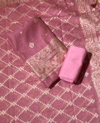 Classy Weaves Muga Cotton Silk Suit Set - Yanchi