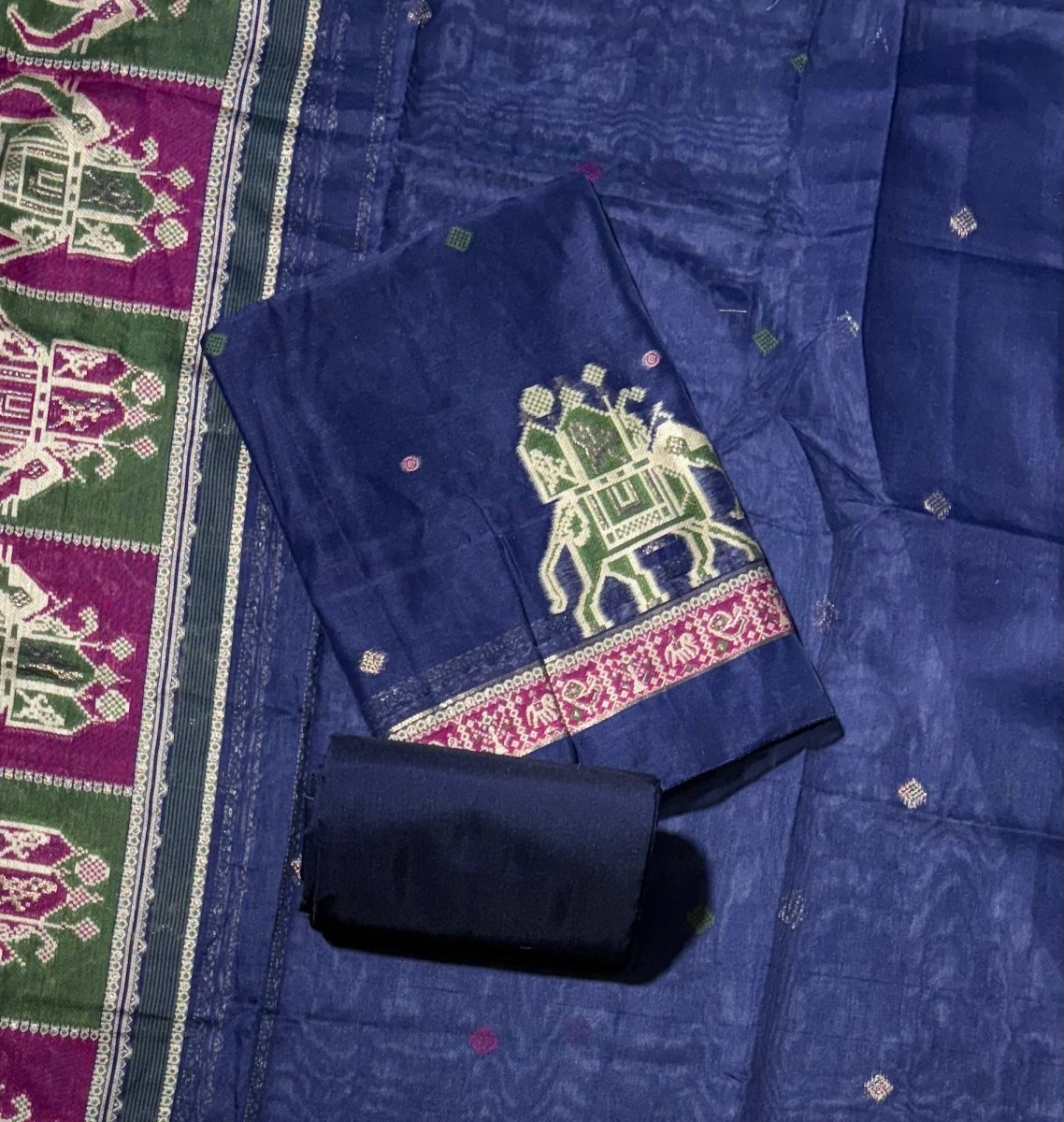 Classy Weaves Muga Cotton Silk Suit Set - Yanchi