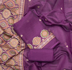 Classy Weaves Muga Cotton Silk Suit Set - Yanchi