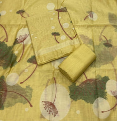 Classy Weaves Muga Cotton Silk Suit Set (8917) - Yanchi