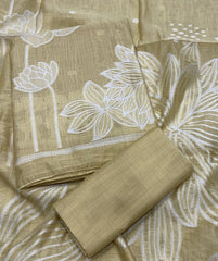 Classy Weaves Muga Cotton Silk Suit Set - Yanchi