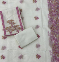 Classy Weaves Muga Cotton Silk Suit Set - Yanchi