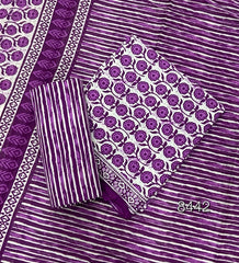 (Copy) Celestial Pure Cotton Print Suit Set (Luxury Feel) - Yanchi