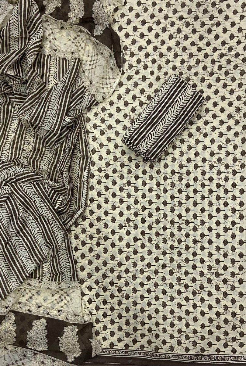 (Copy) Celestial Pure Cotton Print Suit Set (Luxury Feel) - Yanchi