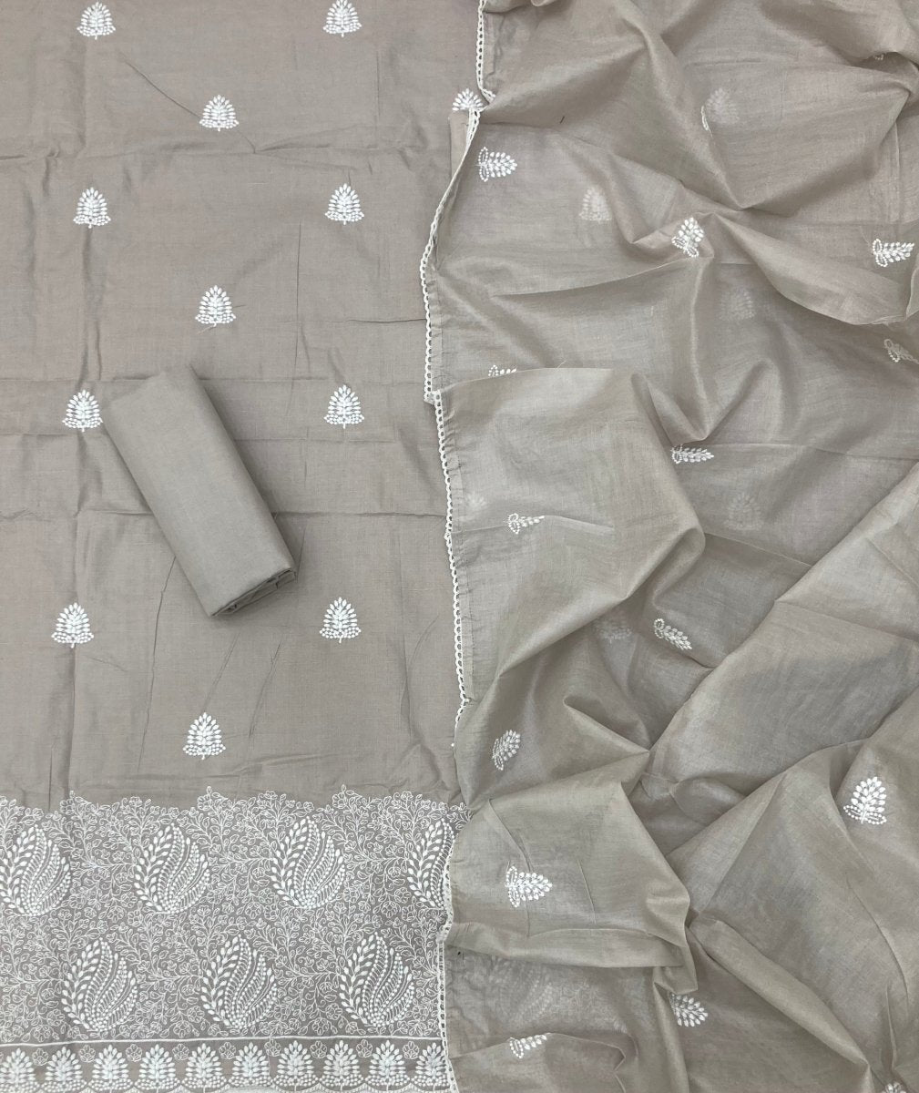 Cotton Chikankari Suit Set D2 - Yanchi