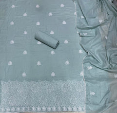 Cotton Chikankari Suit Set D2 - Yanchi