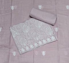 Cotton Chikankari Suit Set D2 - Yanchi