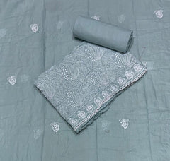 Cotton Chikankari Suit Set D2 - Yanchi