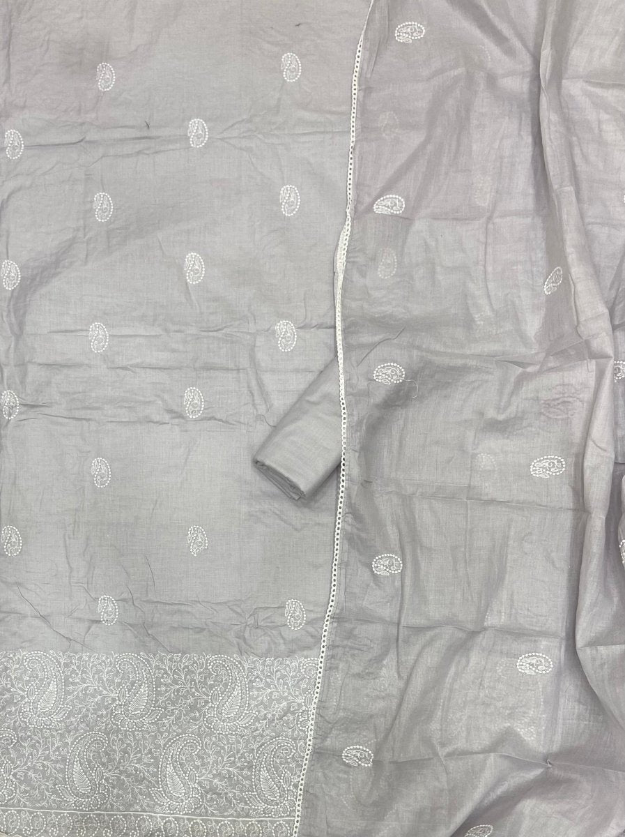 Cotton Chikankari Suit Set D4 - Yanchi