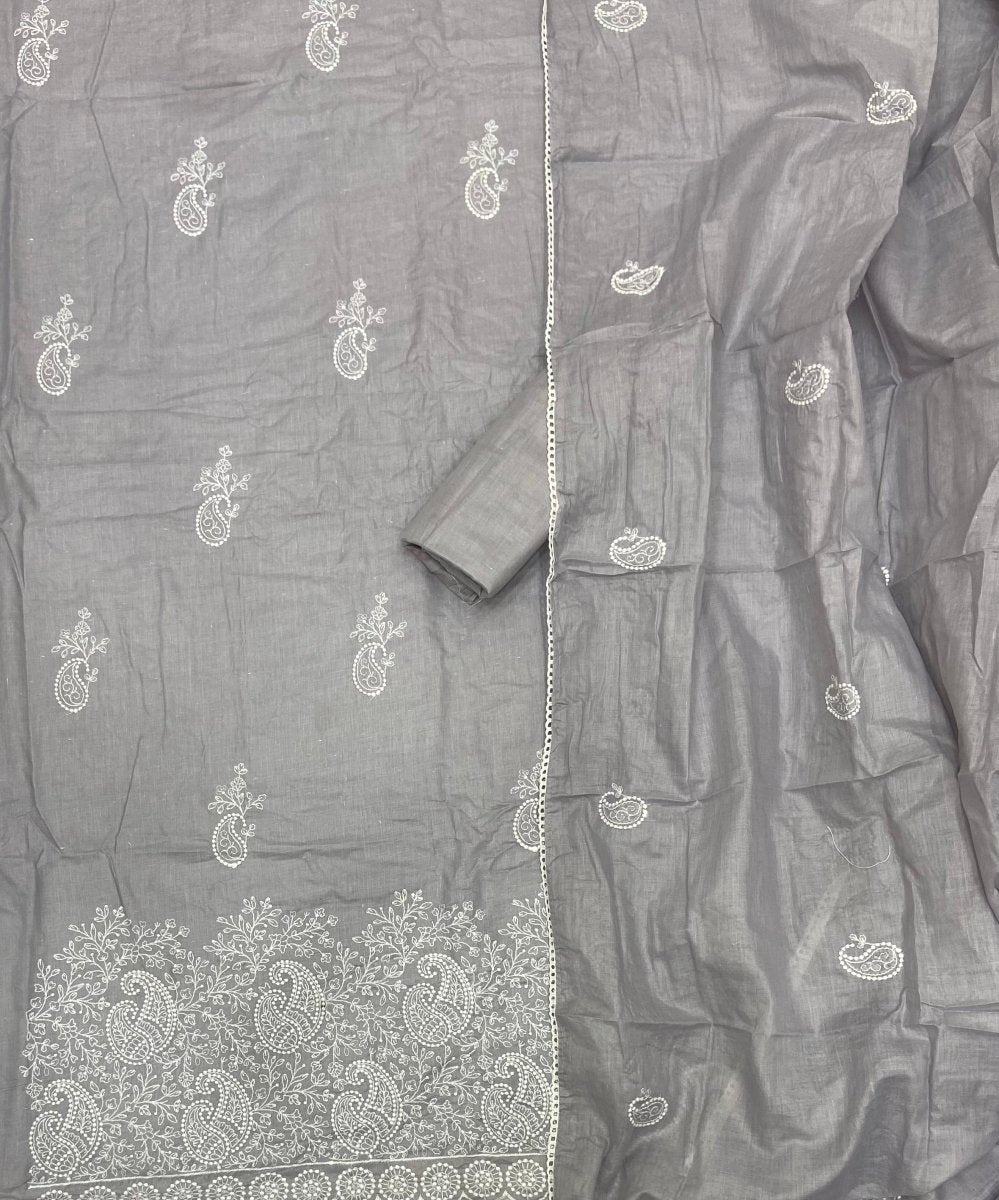 Cotton Chikankari Suit Set D4 - Yanchi