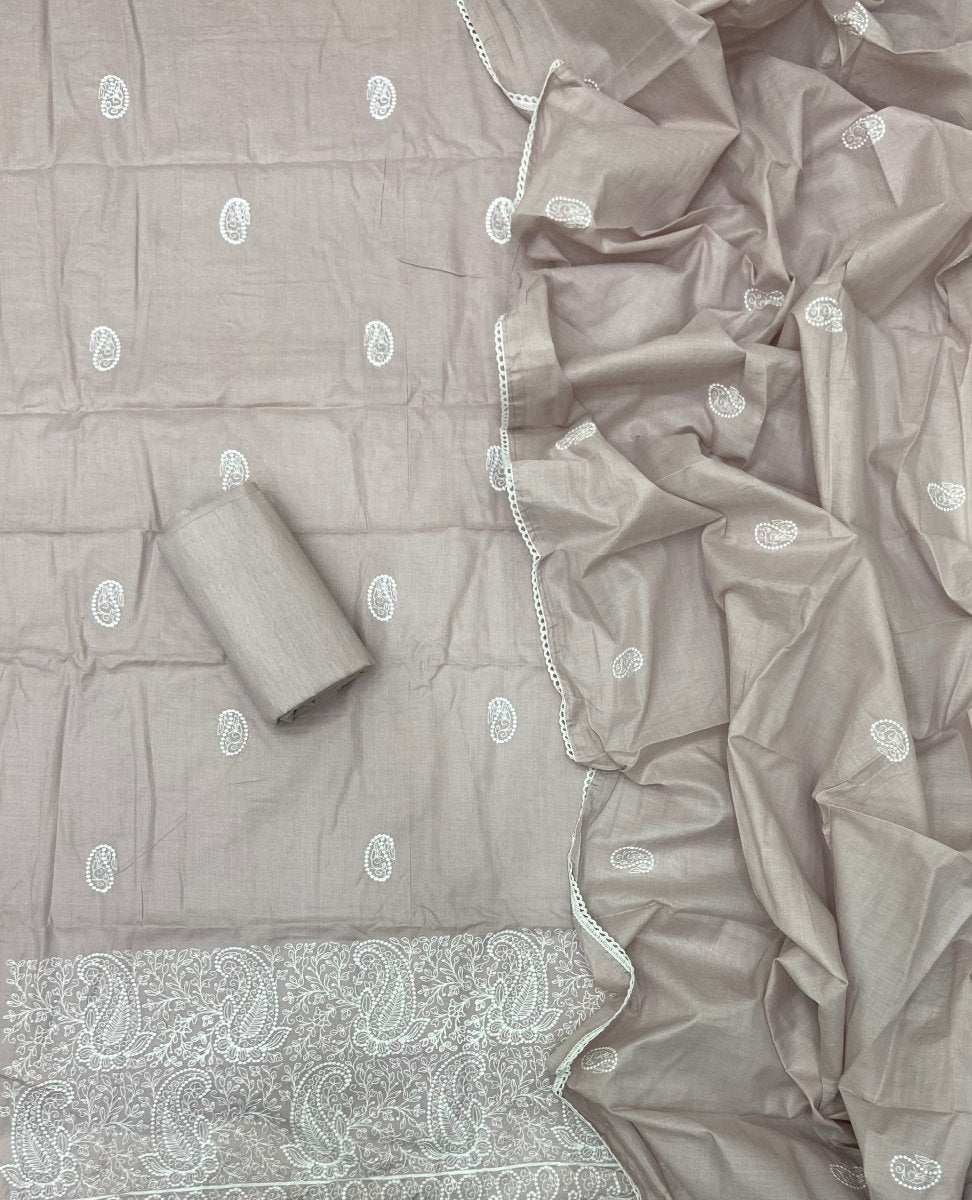 Cotton Chikankari Suit Set D4 - Yanchi
