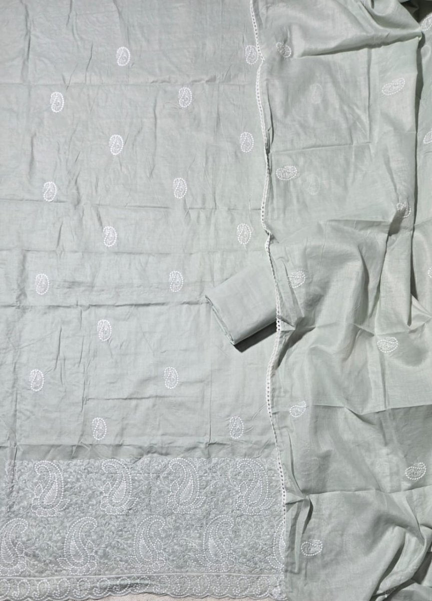 Cotton Chikankari Suit Set D4 - Yanchi