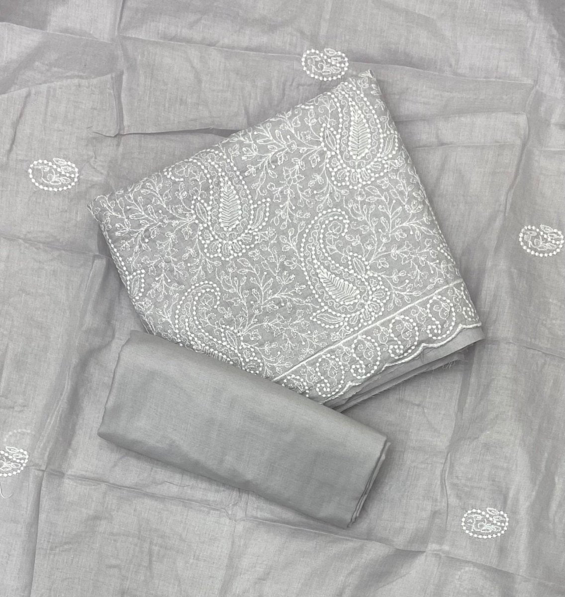 Cotton Chikankari Suit Set D4 - Yanchi