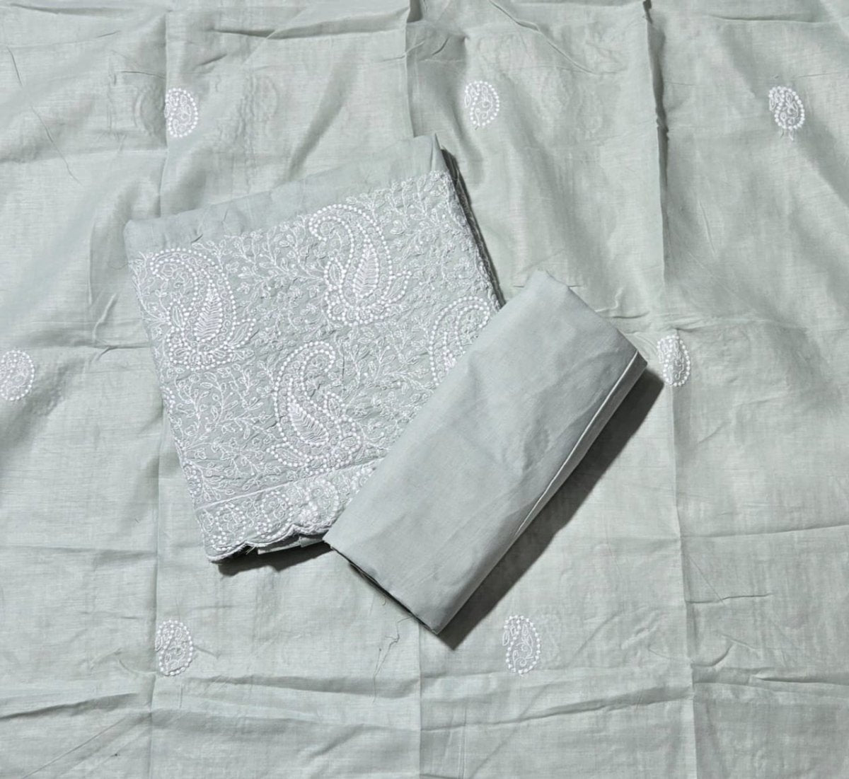 Cotton Chikankari Suit Set D4 - Yanchi