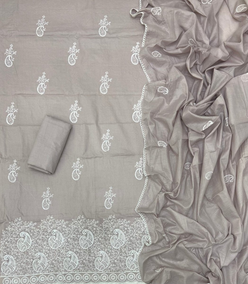 Cotton Chikankari Suit Set D6 - Yanchi