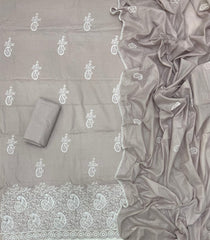 Cotton Chikankari Suit Set D6 - Yanchi