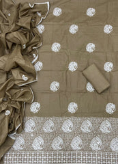 Cotton Chikankari Suit Set D7 - Yanchi