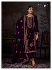 Netra Winter Velvet Suit Set