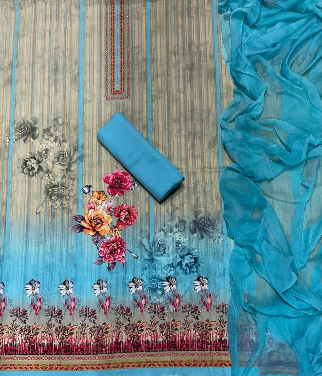 Dhamaka Offer Camric Cotton Digital Print Suit Set - Yanchi