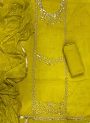 Dhamaka Offer Crunchy Suit Set With Zari & Sequins Work - Yanchi
