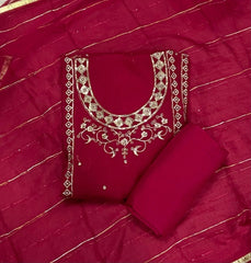 Dhamaka Offer Crunchy Suit Set With Zari & Sequins Work - Yanchi