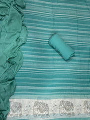 Dhamaka Offer Elegant Linen Cotton Suit Set with Swarovski Work - Yanchi