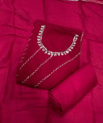 Dhamaka Offer Georgette Suit Set With Cutdana & Sequins Work - Yanchi