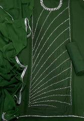 Dhamaka Offer Georgette Suit Set With Cutdana & Sequins Work - Yanchi