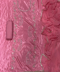 Dhamaka Offer Glass Organza Suit Set with Sequins & Beads work - Yanchi