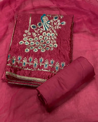 Dhamaka Offer Gold Crush Suit Set with Heavy Sequins & Zari work - Yanchi