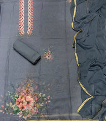 Dhamaka Offer Organza Suit Set with Khatli Work - Yanchi