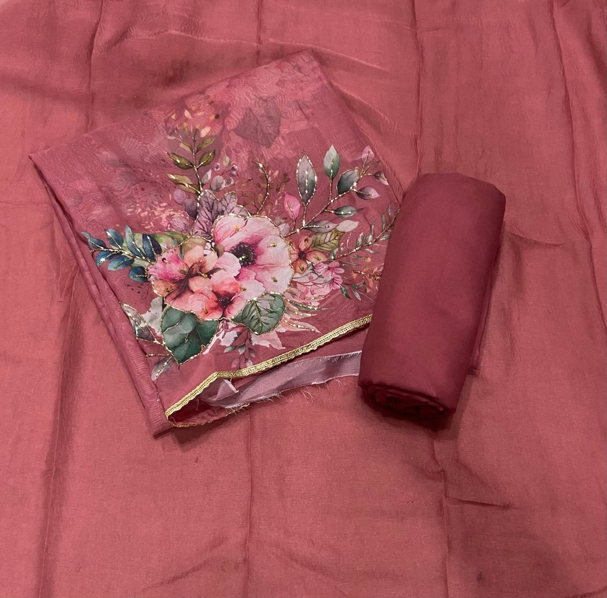 Dhamaka Offer Organza Suit Set with Khatli Work - Yanchi