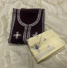 Dhamaka Offer Shimmer Suit Set with Heavy Sequins & Zari Thread work(Bottom work) - Yanchi