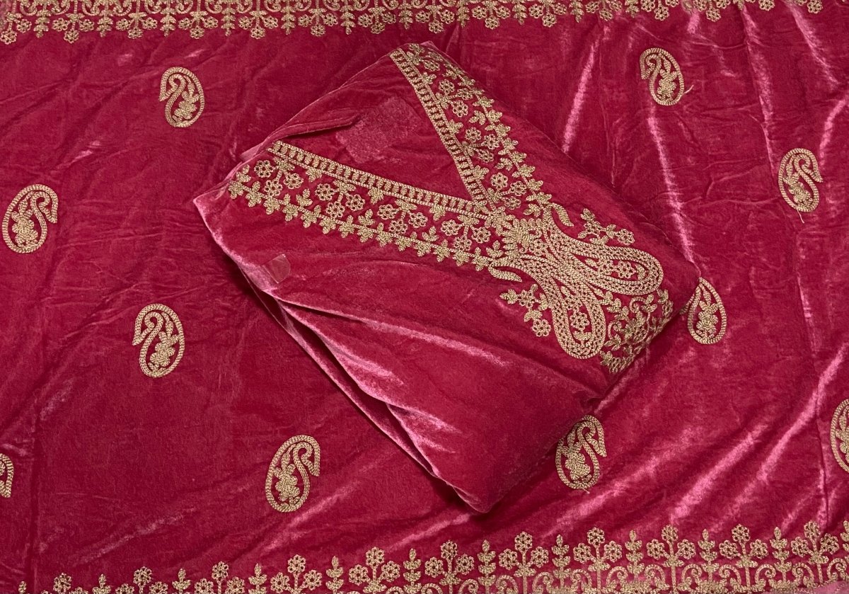 Dhamaka Offer Velvet Winter Suit Set - Yanchi