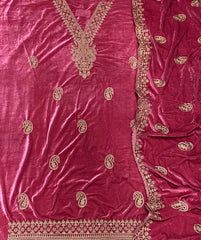 Dhamaka Offer Velvet Winter Suit Set - Yanchi