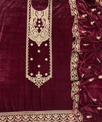 Dhamaka Offer Velvet Winter Suit Set(DN108) - Yanchi