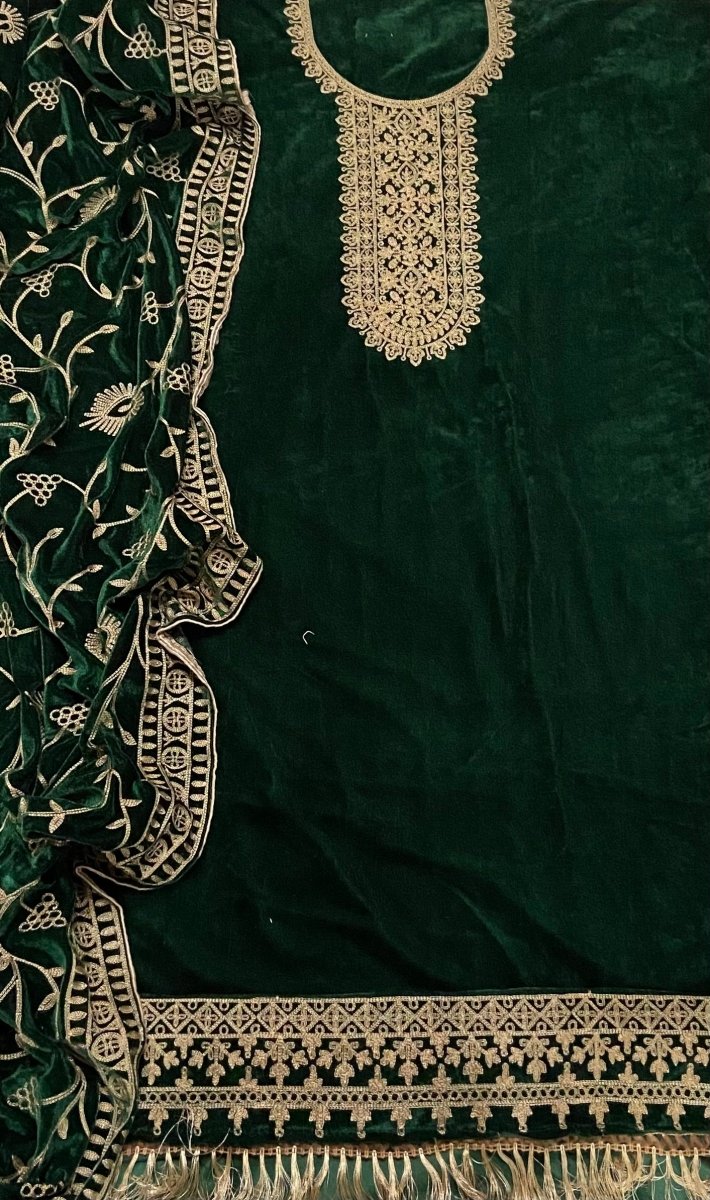 Dhamaka Offer Velvet Winter Suit Set(DN112) - Yanchi