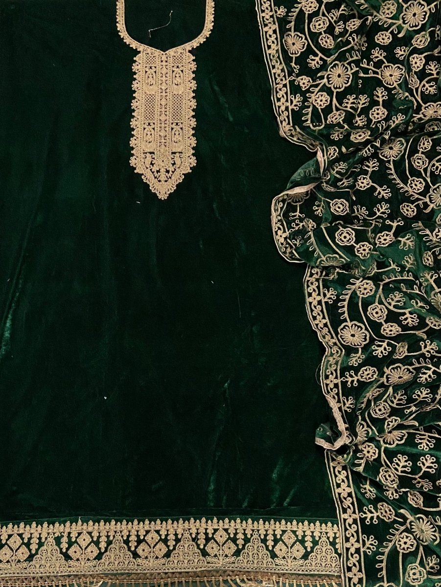 Dhamaka Offer Velvet Winter Suit Set(DN11648) - Yanchi