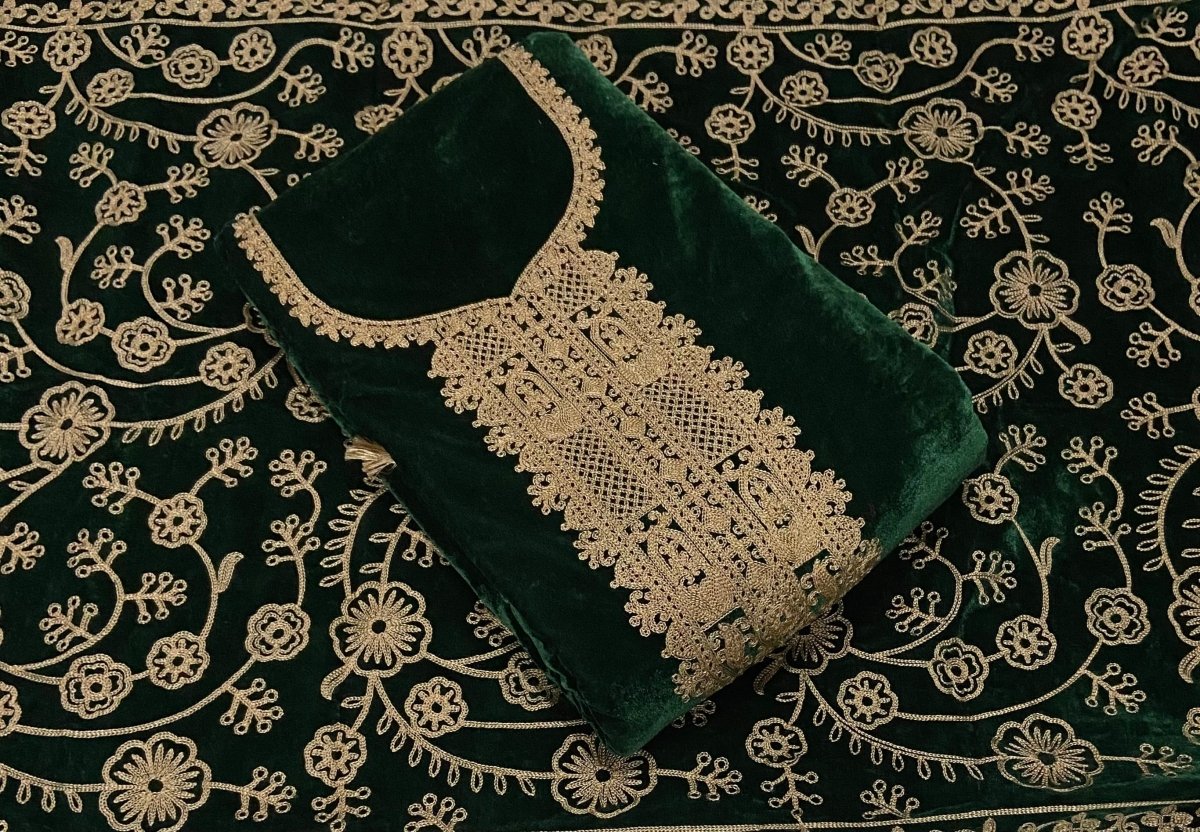 Dhamaka Offer Velvet Winter Suit Set(DN11648) - Yanchi