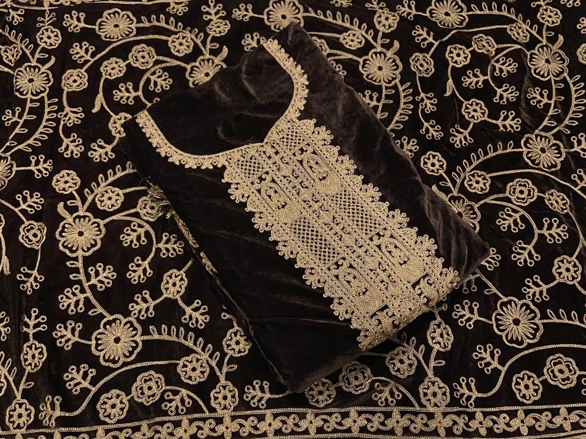 Dhamaka Offer Velvet Winter Suit Set(DN11650) - Yanchi