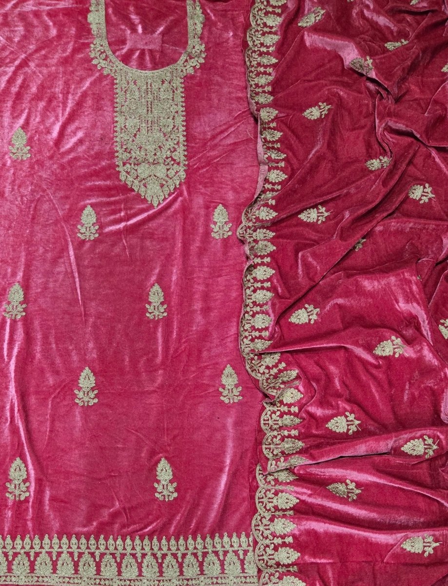 Dhamaka Offer Velvet Winter Suit Set(DN123) - Yanchi