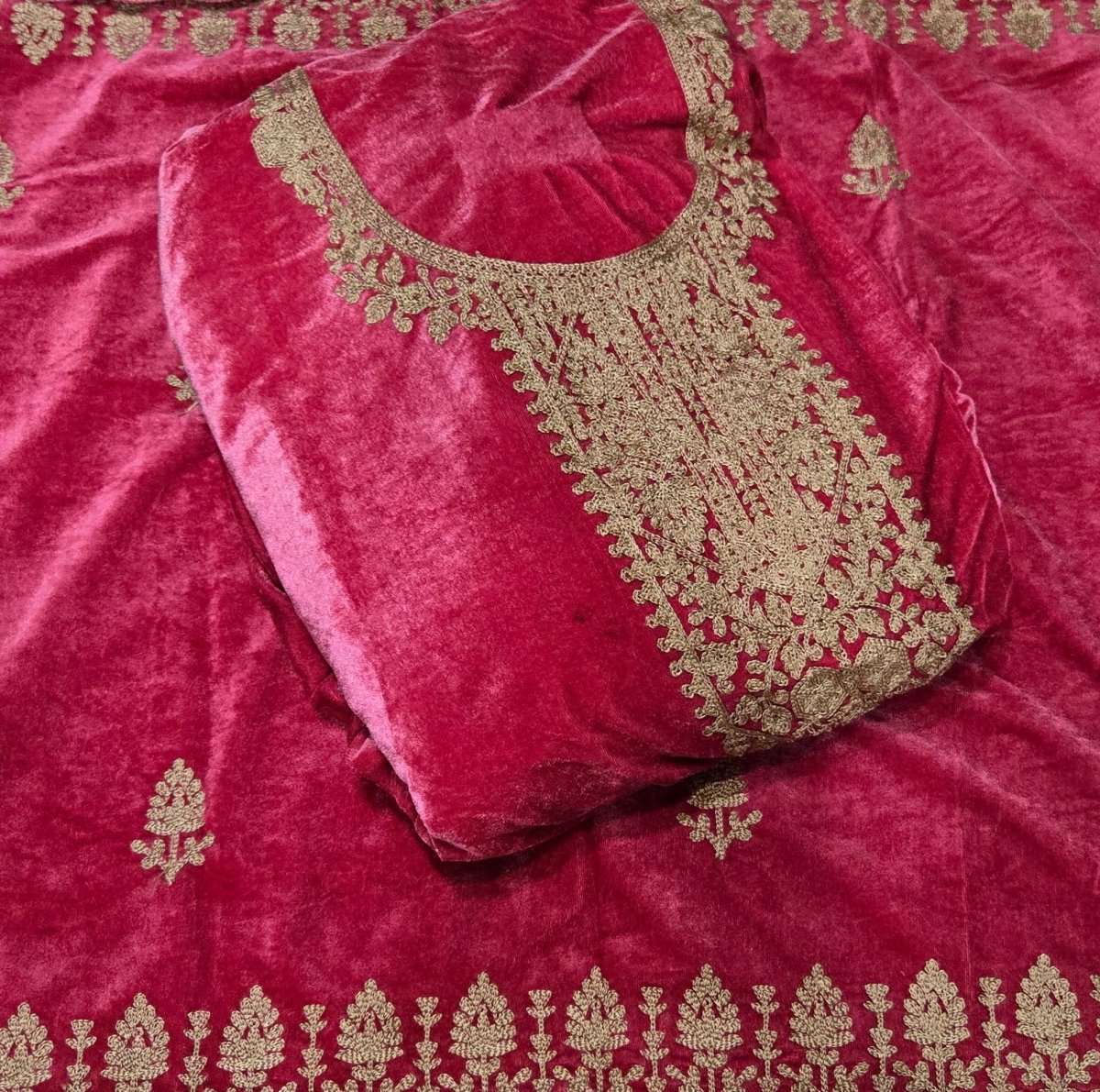 Dhamaka Offer Velvet Winter Suit Set(DN123) - Yanchi