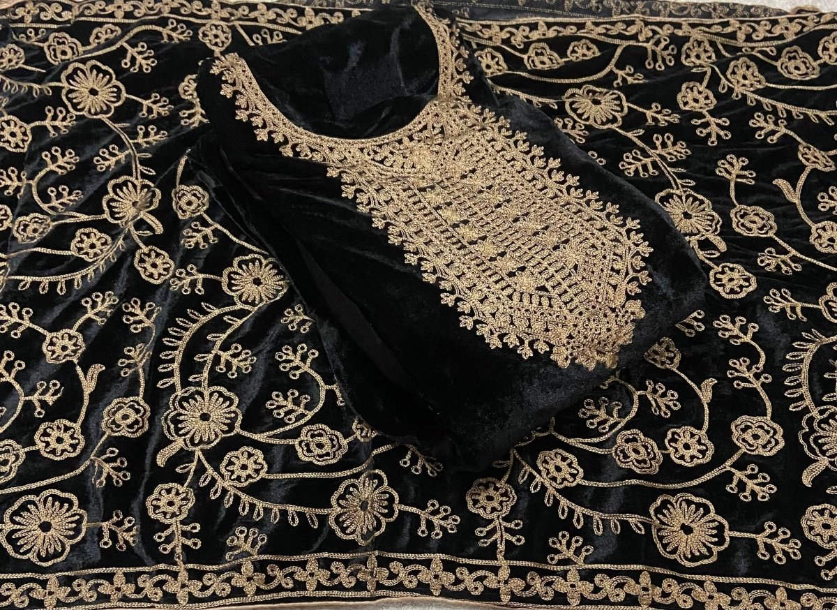 Dhamaka Offer Velvet Winter Suit Set(DN130) - Yanchi