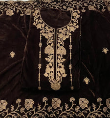 Dhamaka Offer Velvet Winter Suit Set(DN130) - Yanchi