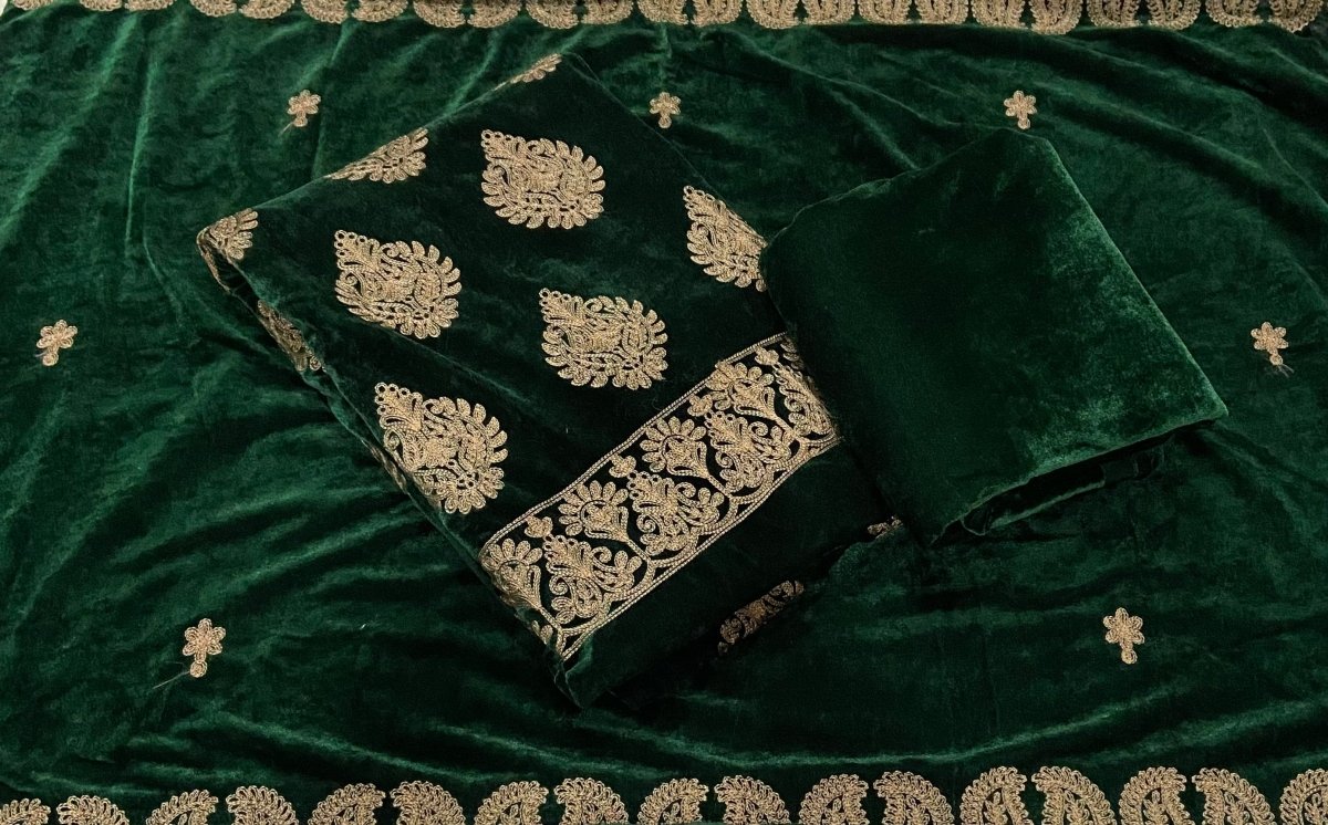 Dhamaka Offer Velvet Winter Suit Set(DN132) - Yanchi