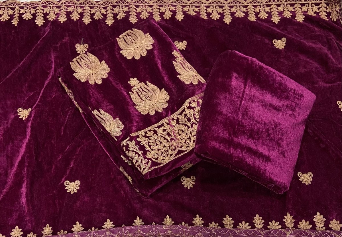 Dhamaka Offer Velvet Winter Suit Set(DN133) - Yanchi