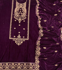 Dhamaka Offer Velvet Winter Suit Set(DN139) - Yanchi