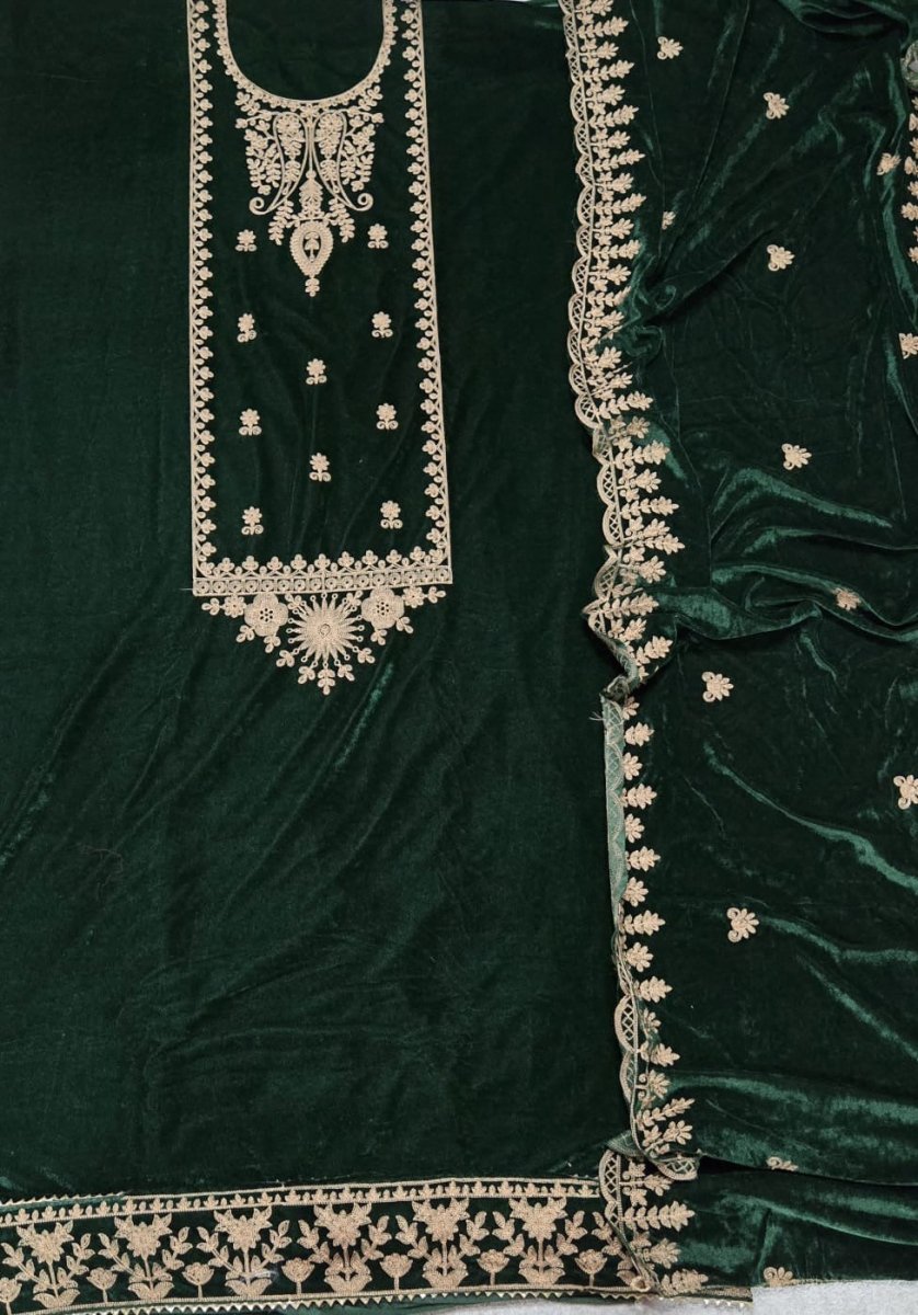 Dhamaka Offer Velvet Winter Suit Set(DN140) - Yanchi