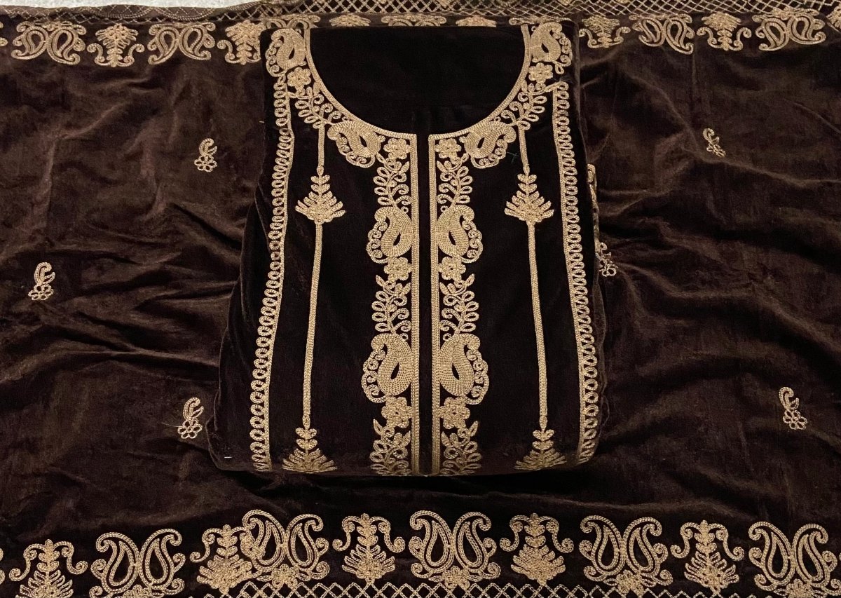 Dhamaka Offer Velvet Winter Suit Set(DN151) - Yanchi